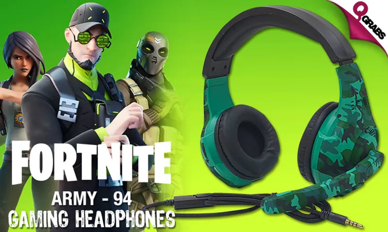 Fortnite/PUBG Themed Gaming Headphones!